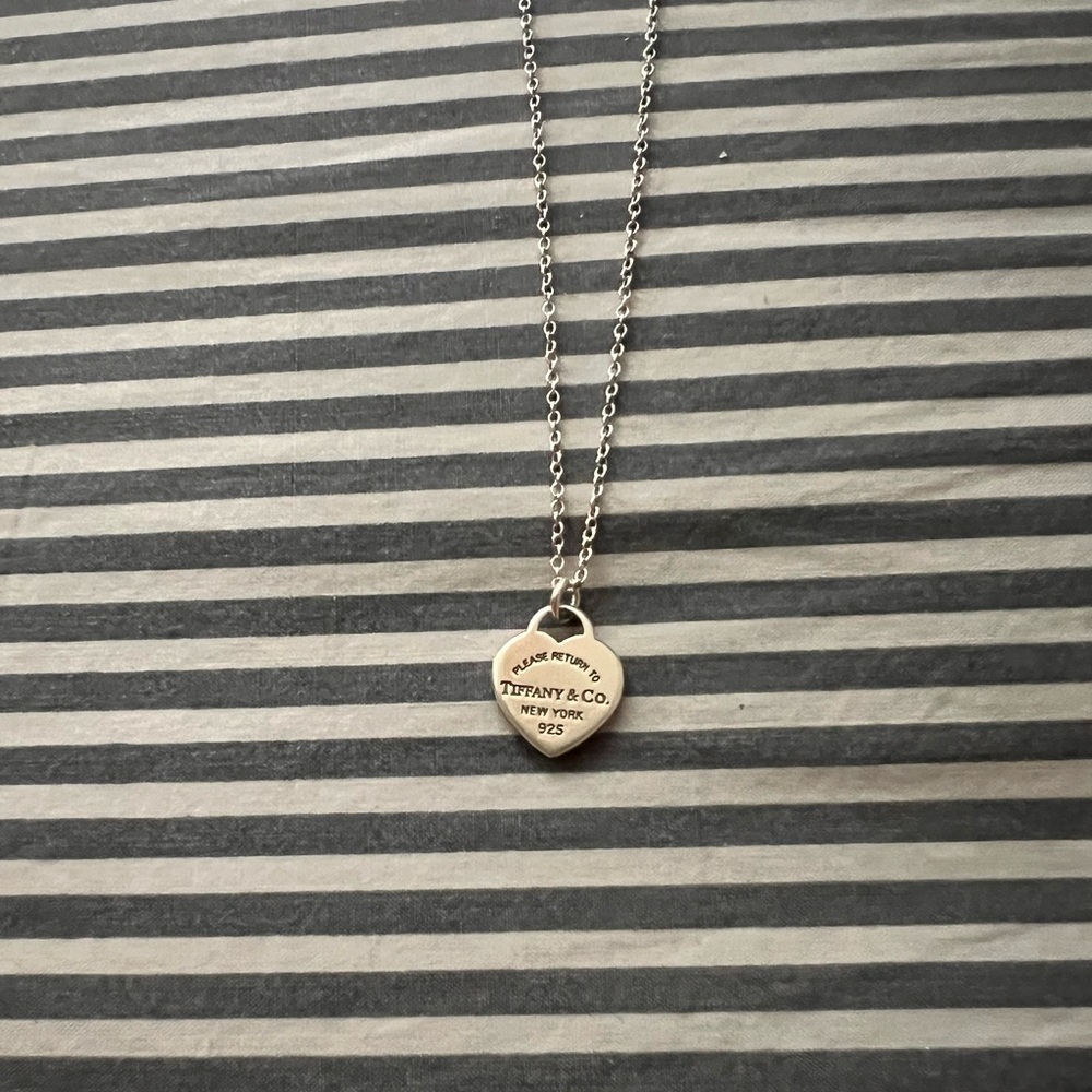 Tiffany & Co Return to Tiffany Mini Heart Tag Necklace
